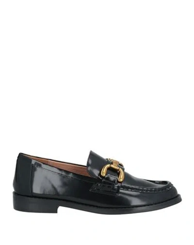 Bibi Lou Woman Loafers Black Size 8 Leather