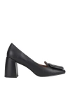 Bibi Lou Woman Loafers Black Size 8 Leather