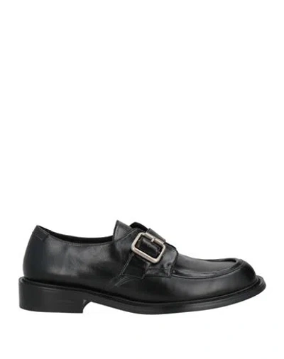 Bibi Lou Woman Loafers Black Size 9 Leather