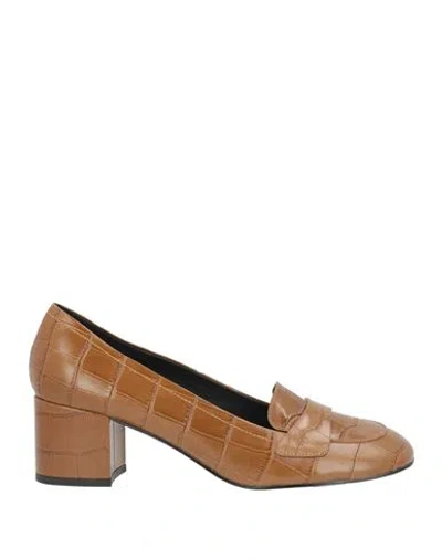 Bibi Lou Woman Loafers Brown Size 8 Leather