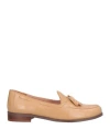 Bibi Lou Woman Loafers Camel Size 9 Leather In Beige