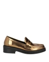 Bibi Lou Women's Jaya Metallic Loafer In Oro/gold In Gold
