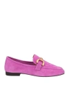 Bibi Lou Woman Loafers Mauve Size 7 Soft Leather In Purple