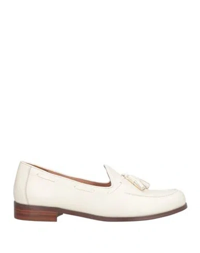 Bibi Lou Woman Loafers Off White Size 11 Leather