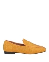 Bibi Lou Woman Loafers Orange Size 8 Textile Fibers In Orange