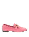 Bibi Lou Woman Loafers Pink Size 8 Leather