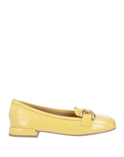 Bibi Lou Woman Loafers Yellow Size 6 Leather