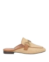 Bibi Lou Woman Mules & Clogs Beige Size 8 Textile Fibers