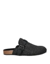 Bibi Lou Woman Mules & Clogs Black Size 8 Textile Fibers