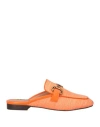 Bibi Lou Woman Mules & Clogs Orange Size 7 Textile Fibers
