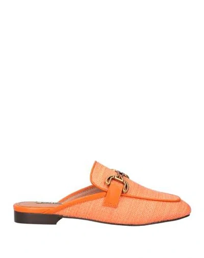 Bibi Lou Woman Mules & Clogs Orange Size 7 Textile Fibers