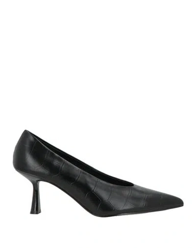 Bibi Lou Woman Pumps Black Size 10 Leather