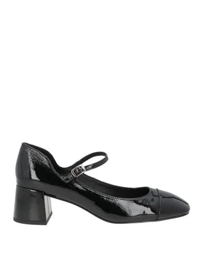 Bibi Lou Woman Pumps Black Size 11 Leather