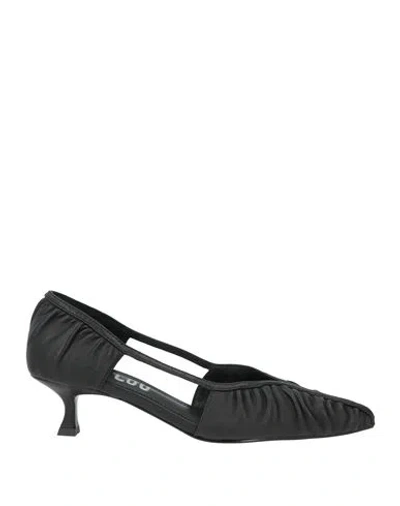 Bibi Lou Woman Pumps Black Size 6 Leather