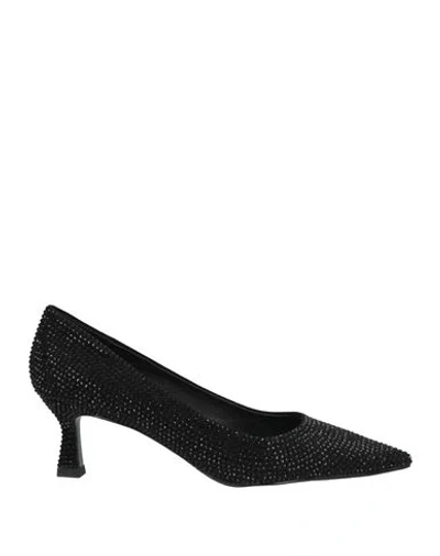 Bibi Lou Woman Pumps Black Size 6 Textile Fibers