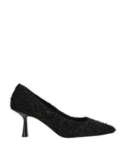 Bibi Lou Woman Pumps Black Size 7 Textile Fibers