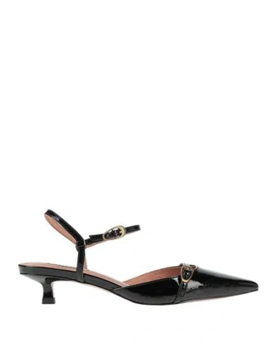 Bibi Lou Woman Pumps Black Size 7 Leather