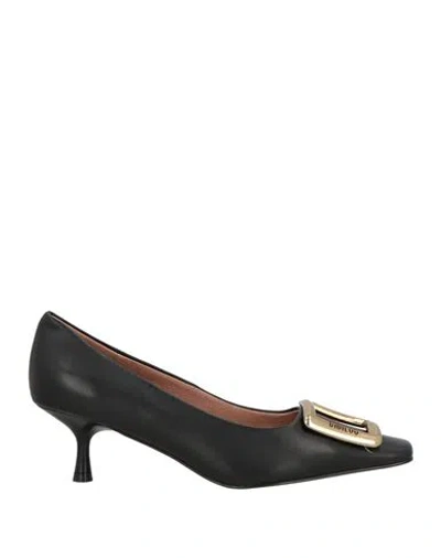 Bibi Lou Woman Pumps Black Size 8 Leather