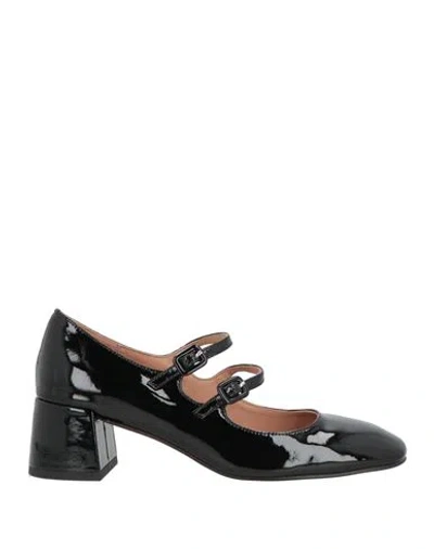 Bibi Lou Woman Pumps Black Size 8 Leather