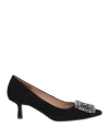 Bibi Lou Woman Pumps Black Size 8 Leather