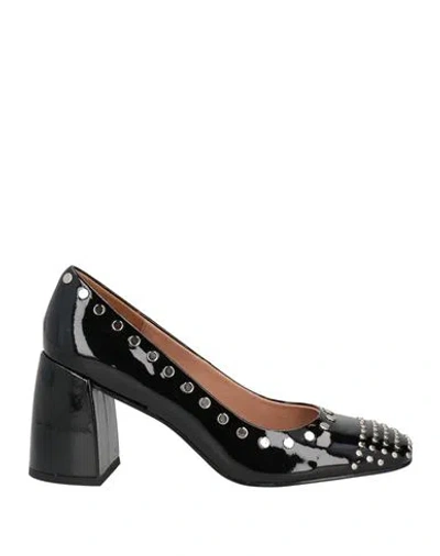 Bibi Lou Woman Pumps Black Size 8 Leather