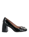 Bibi Lou Woman Pumps Black Size 8 Leather