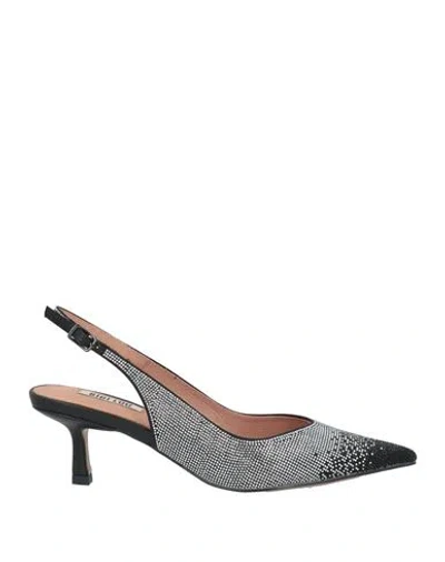 Bibi Lou Woman Pumps Black Size 8 Textile Fibers