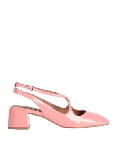 Bibi Lou Woman Pumps Pink Size 11 Leather
