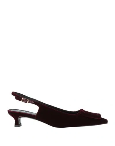 Bibi Lou Woman Pumps Red Size 6 Textile Fibers