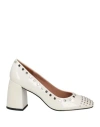 Bibi Lou Woman Pumps White Size 8 Leather