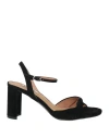 Bibi Lou Woman Sandals Black Size 8 Leather
