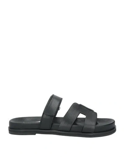 Bibi Lou Woman Sandals Black Size 8 Leather