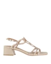 Bibi Lou Woman Sandals Blush Size 6 Textile Fibers