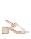 Bibi Lou Woman Sandals Ivory Size 8 Leather In Pink