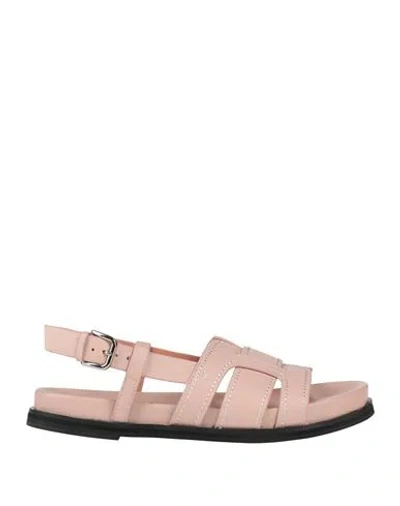 Bibi Lou Woman Sandals Blush Size 8 Leather In Pink