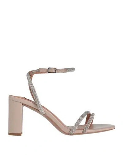 Bibi Lou Woman Sandals Blush Size 8 Textile Fibers In Pink