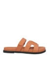 Bibi Lou Woman Sandals Rust Size 8 Leather In Red
