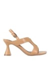 Bibi Lou Woman Sandals Sand Size 8 Leather In Beige
