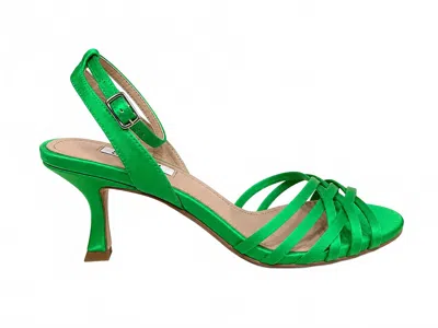Bibi Lou Women's Bea Open Toe Heel In Green