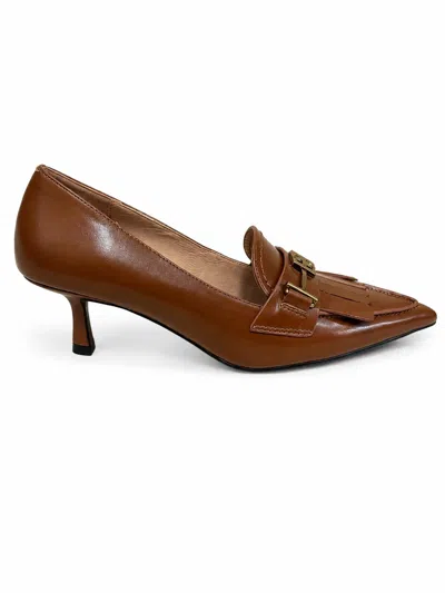 Bibi Lou Women's Bellarose Loafer Heels In Brown In Multi