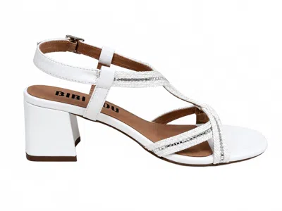 Bibi Lou Women's Bossa Open Toe Heel In White