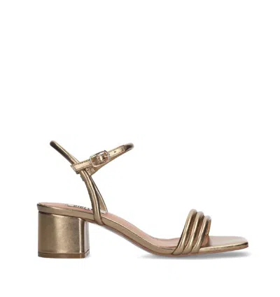 Bibi Lou Women's Erica Metallic Sandals In Gold