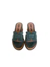 Bibi Lou Women's Holly 65 Sandal In Verde Botella In Multi