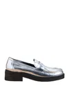 Bibi Lou Women's Jaya Loafers In Pewter In Silver