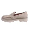Bibi Lou Women's Marcia Loafer In Off White In Grey