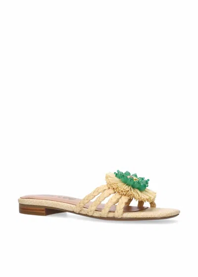 Bibi Lou Women's Vavin Flower Slide In Natural In Neutral