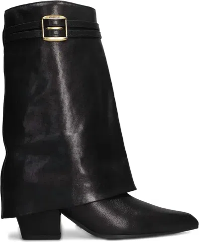 Bibi Lou Women's Yuna Leather Boots In Black