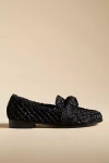 Bibi Lou Woven Loafers In Black