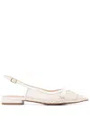 Bibi Lou Xaia Ballerina Flats In White