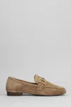 BIBI LOU ZAGREB II LOAFERS IN TAUPE SUEDE